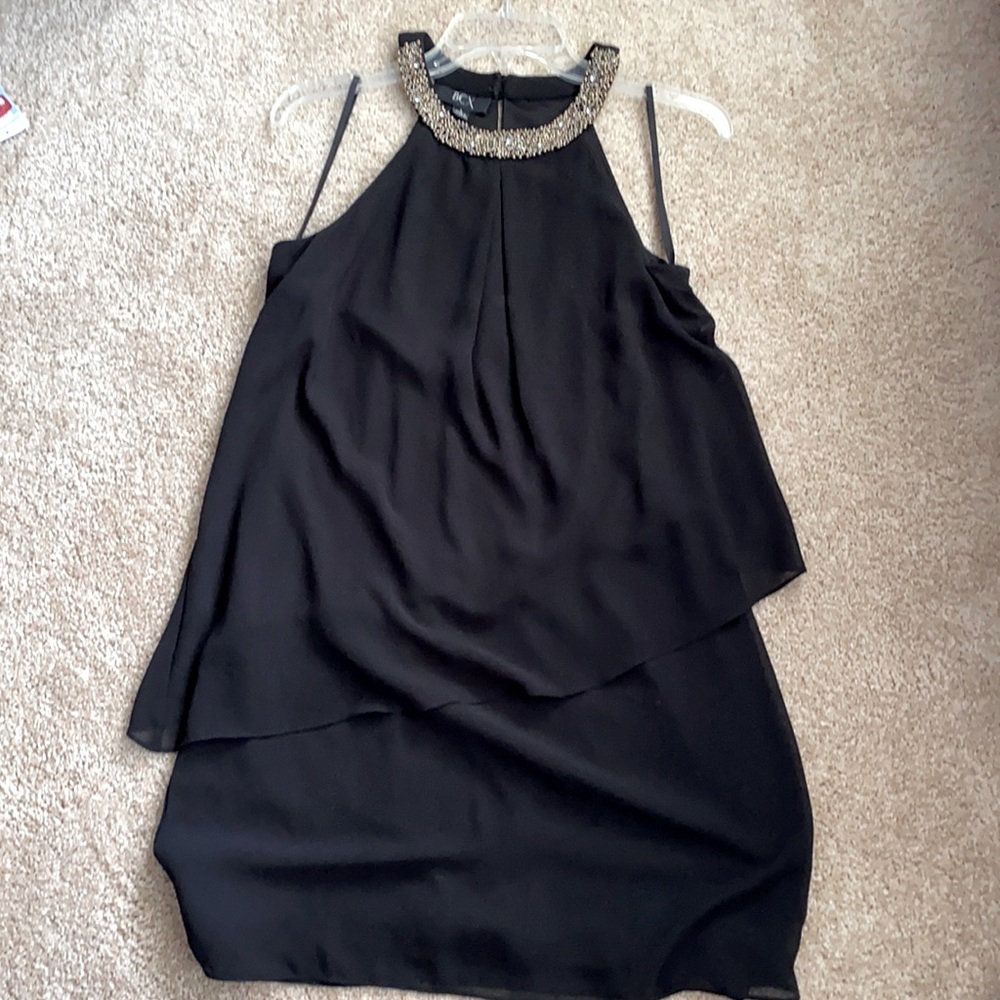 Like new BCX little black dress size L